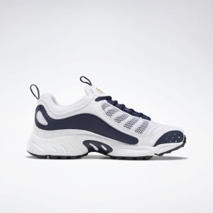 Reebok Daytona DMX II Turnschuhe Damen - Weiß/Navy/Schwarz - DE 502-YRX